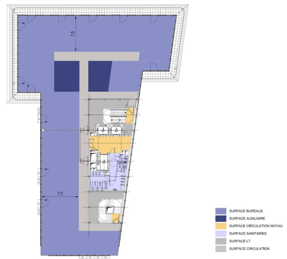 Bureau Paris 20183m² Location bureau Paris OLBUR2103644 20